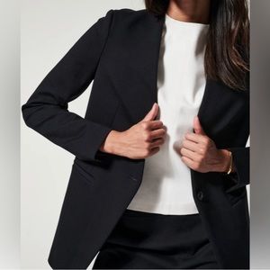 Spanx The Perfect Collarless Blazer Classic Black Small